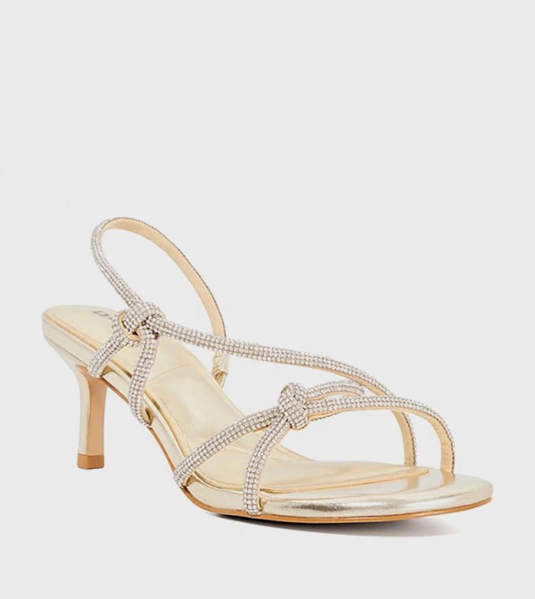 MOANA Embellished Slingback Heeled Sandals