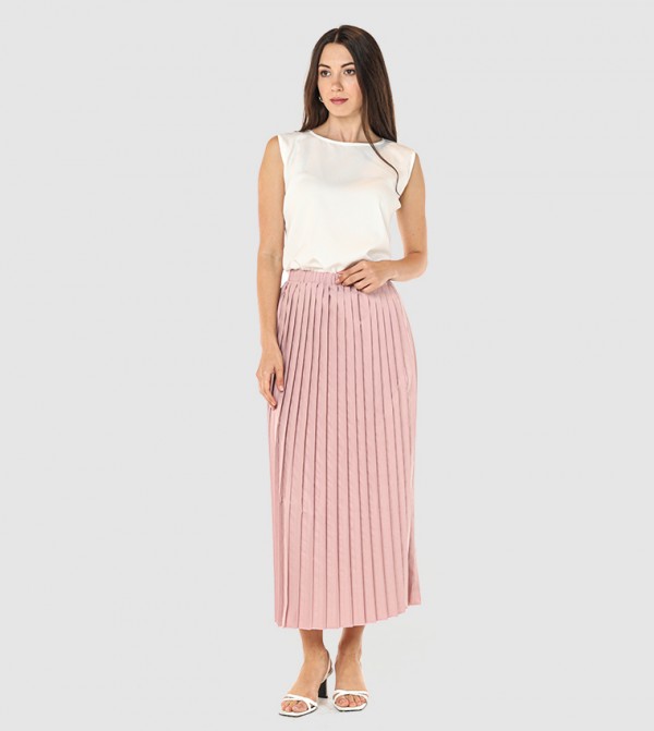 Shamua Accordian Pleated Skirt