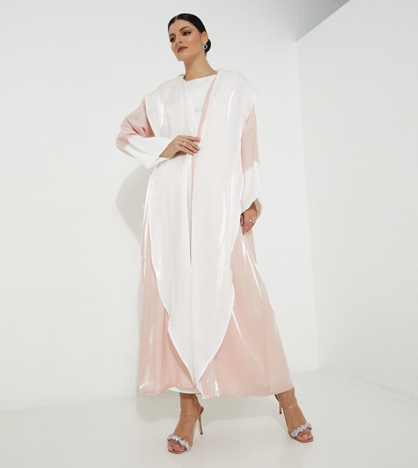 Color block Abaya Set