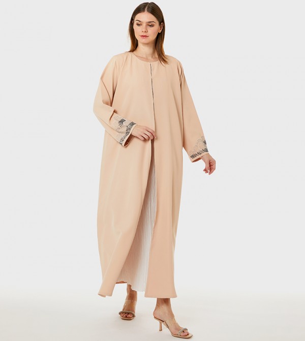 Korean Nida Hand Embellished Abaya