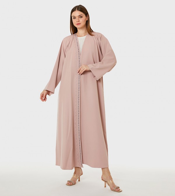 Korean Nida Hand Embellished Abaya