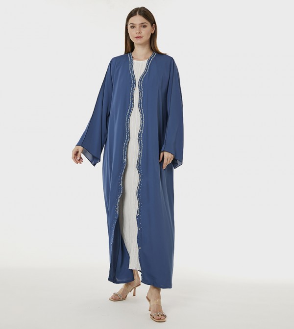 Korean Nida Hand Embellished Abaya