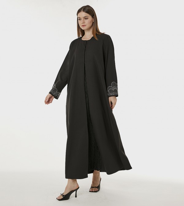 Korean Nida Hand Embellished Abaya