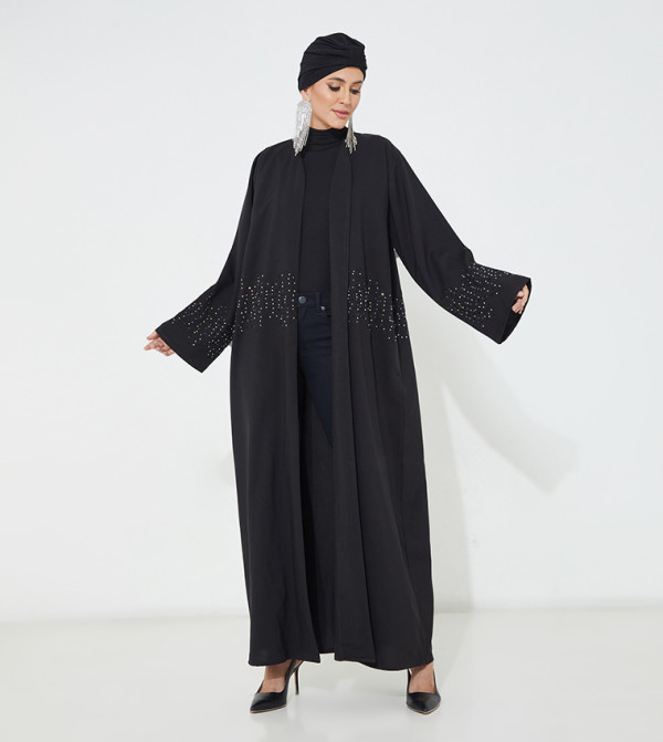 Full Sleeve Crepe Abaya
