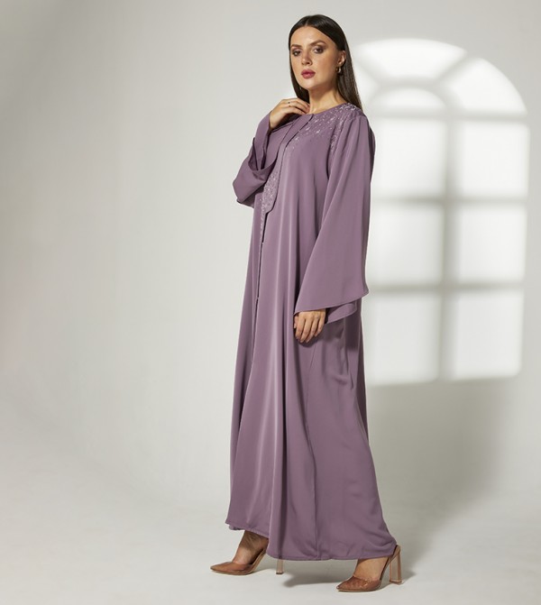 Embellished Long Sleeves Abaya