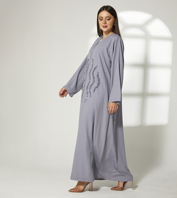 Embellished Long Sleeves Abaya