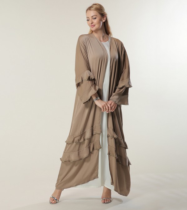 Ruffled Casual Abaya