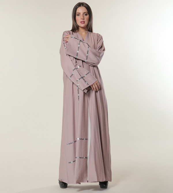 Embellished Long Sleeves Abaya