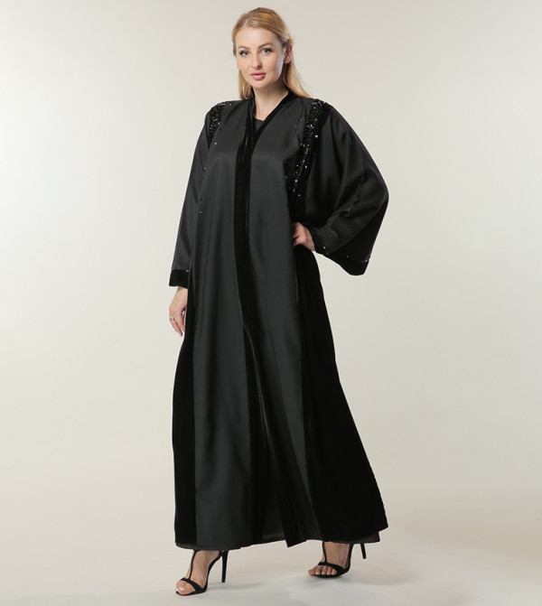 Embellished Long Sleeves Abaya