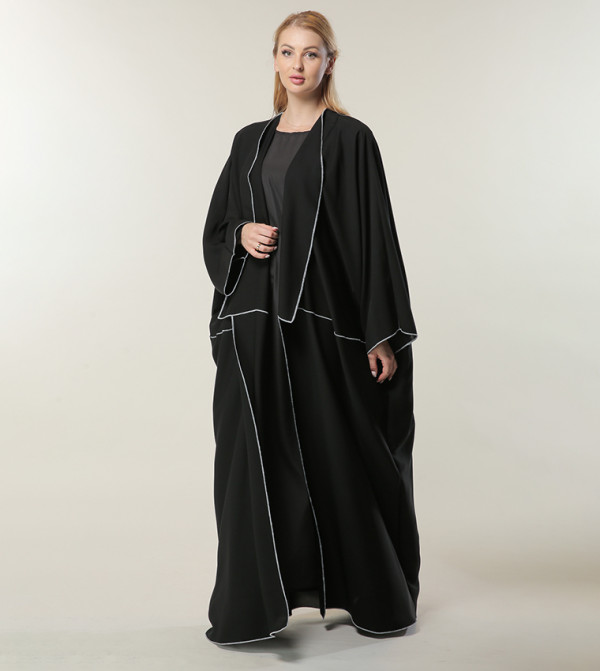 Loose Fit Open Abaya