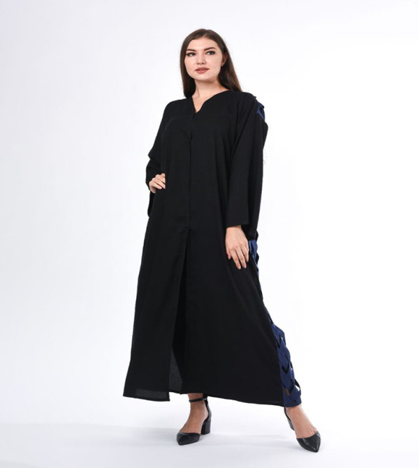 Sideline Weave Pattern Abaya