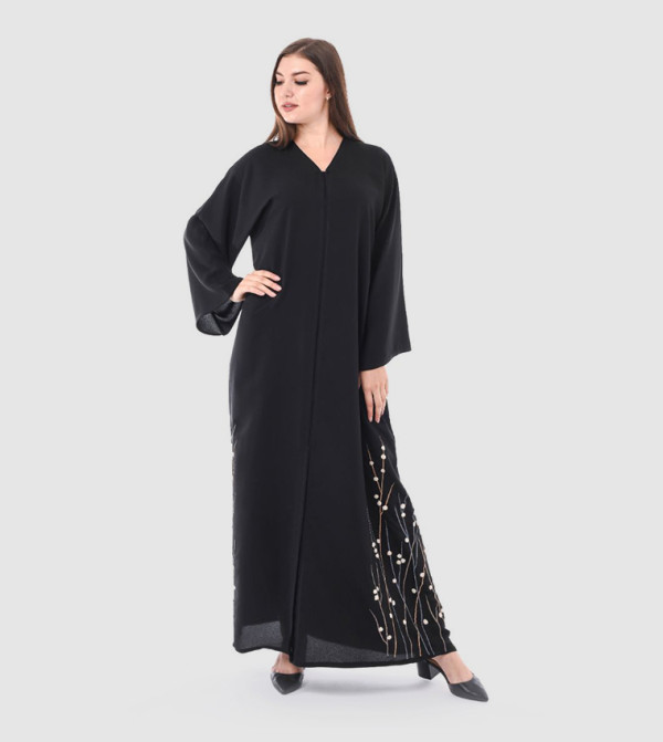 عباية كاجوال مطرزة يدويا