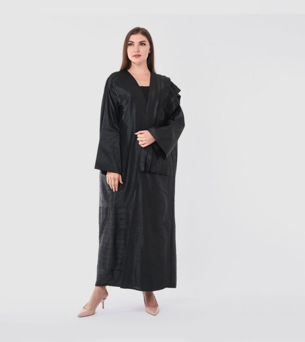 Draped Pelated Abaya