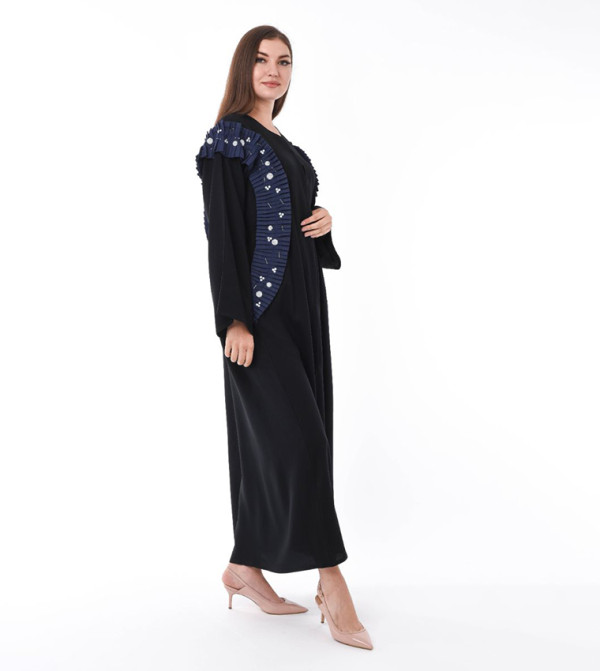 Embellished Pleated Occasional Abaya
