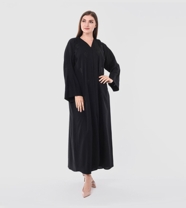 عباية كاجوال مطرزة يدويا