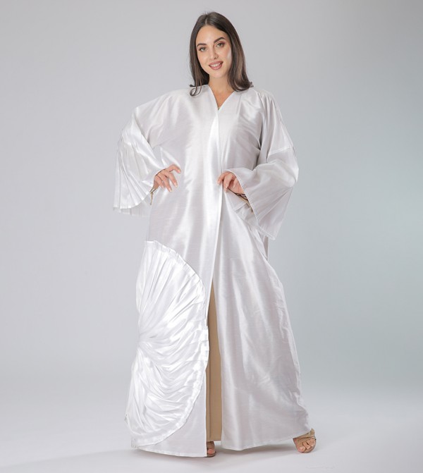 Long Sleeves V-Neck Abaya