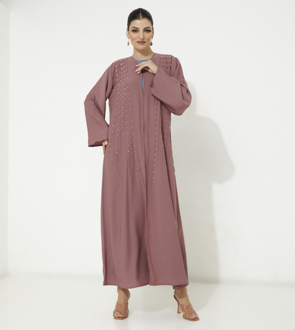 Korean Nida Abaya with Handwork