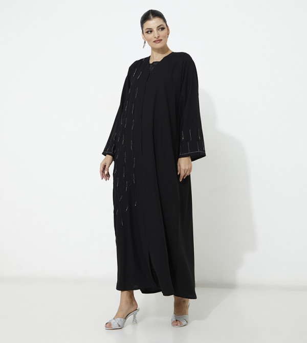 Crepe Abaya with Handwork