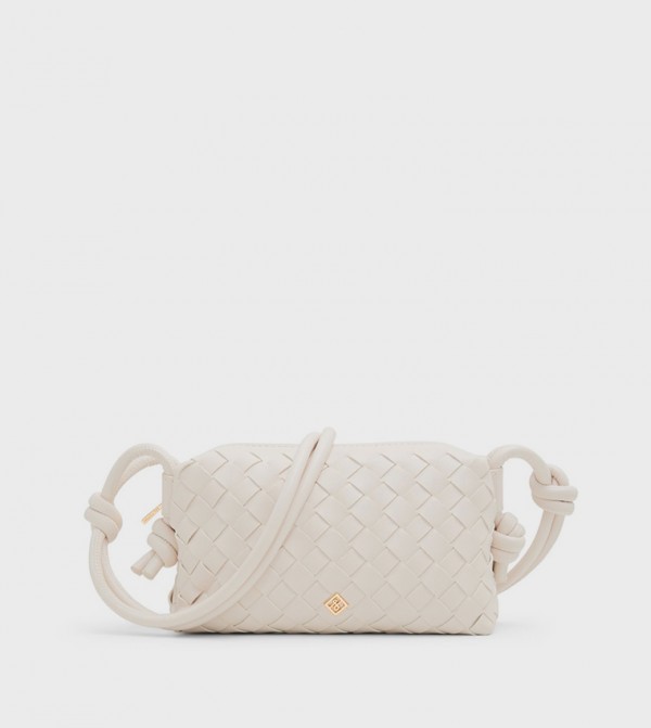 MONICAA Metal Accent Crossbody Bag