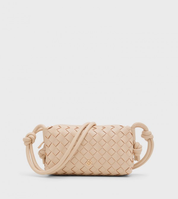 MONICAA Metal Accent Crossbody Bag