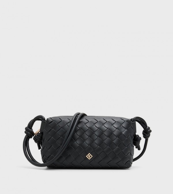 MONICAA Metal Accent Crossbody Bag