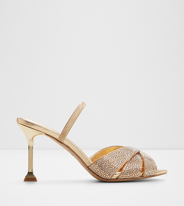 MOONLIT Embellished Heel Sandals