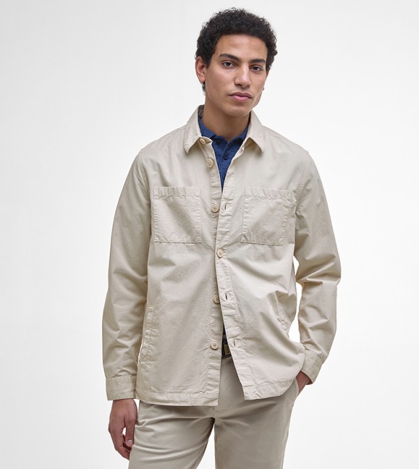 RICKFELL Solid Ripstop Overshirt