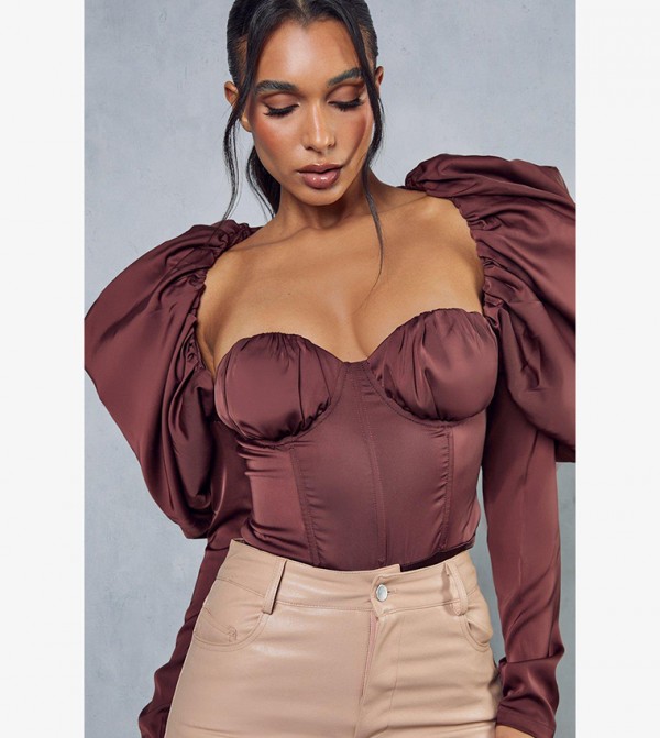 Extreme puff sales sleeve top