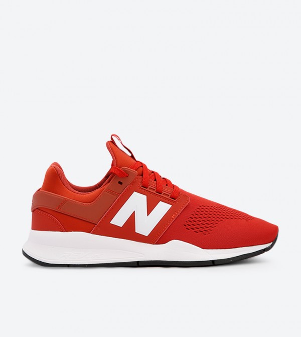 Buy New Balance 247 Lifestyle Lace Up Closure Sneakers Red MS247ES In Red 6thStreet UAE