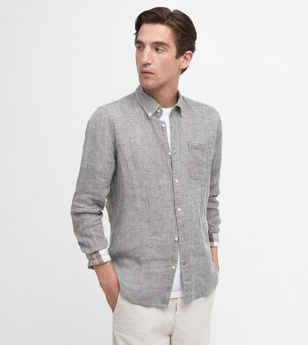 Printed Linton Tailored Fit Shirt
