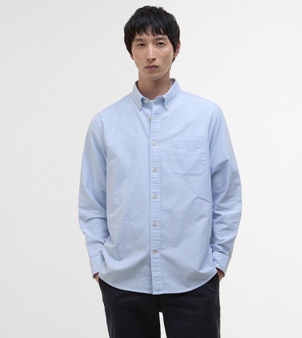 Solid Dunand Oversized Oxford Shirt