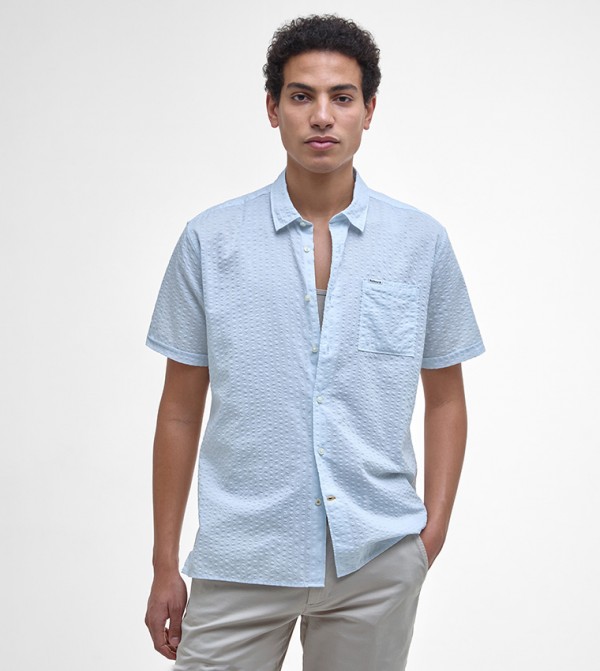 TREELAND Solid Short Sleeves Shirt