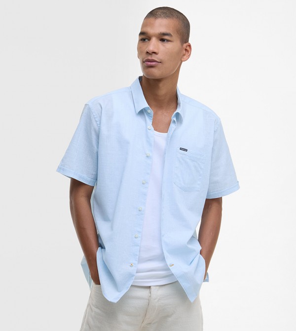 PIGMENT Dye Slub Short Sleeves Shirt
