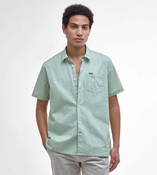 PIGMENT Dye Slub Short Sleeves Shirt