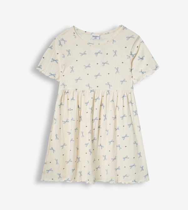 Printed Flared Dress