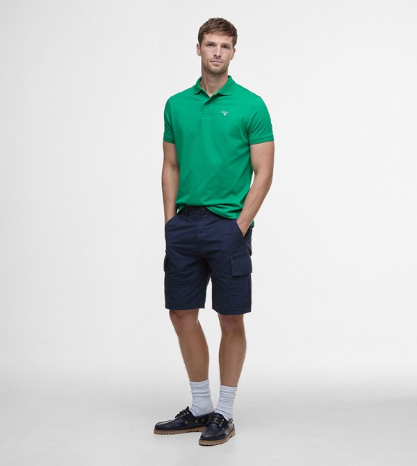 Solid Ripstop Cargo Shorts