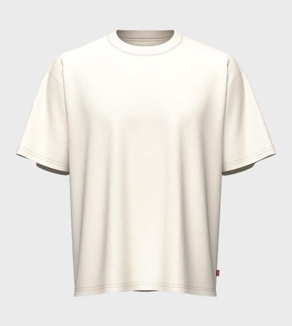 Solid Short Sleeves Boxy Fit T-Shirt