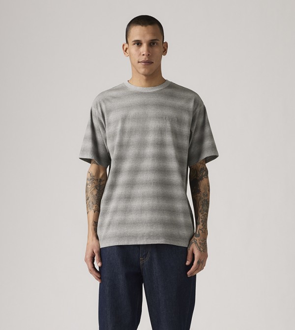 Striped Crew Neck Vintage T-Shirt