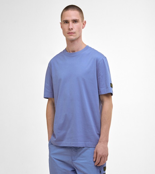 OUTLINE Logo Badge Crew Neck T-Shirt