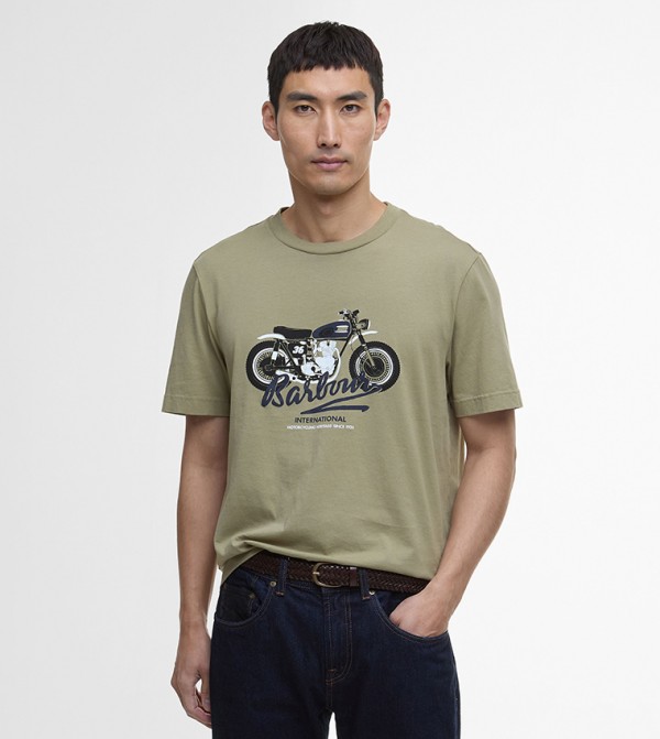 Graphic Printed Crew Neck T-Shirt