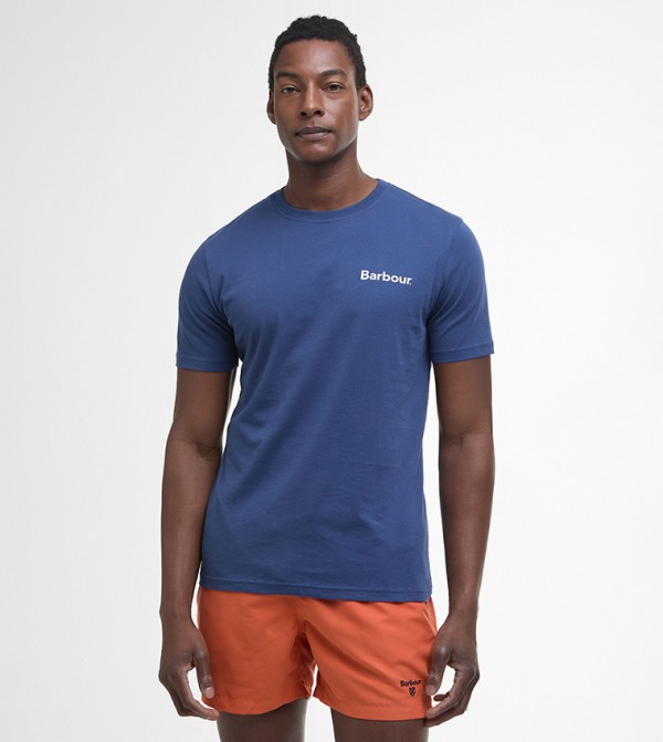 Logo Printed Camber Crew Neck T-Shirt