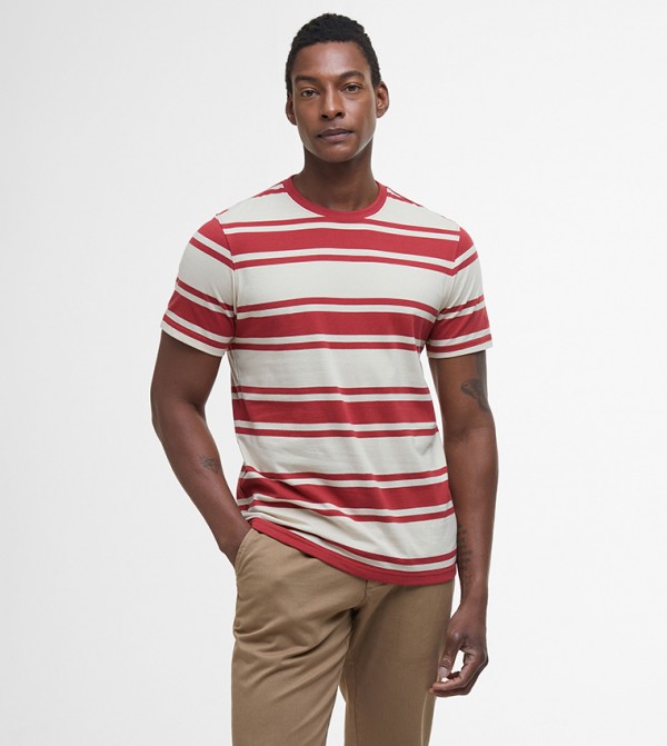 Striped Colts Crew Neck T-Shirt
