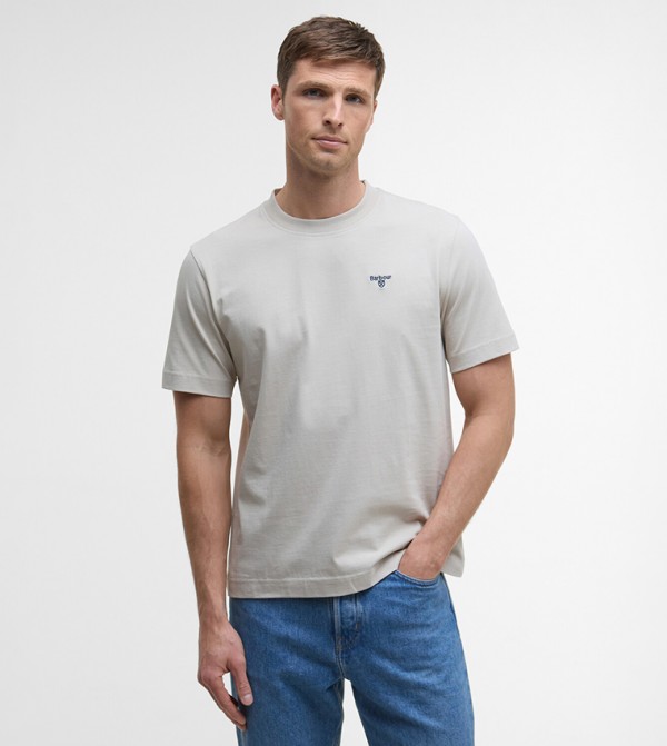 Logo Embroidered Short Sleeves T-Shirt