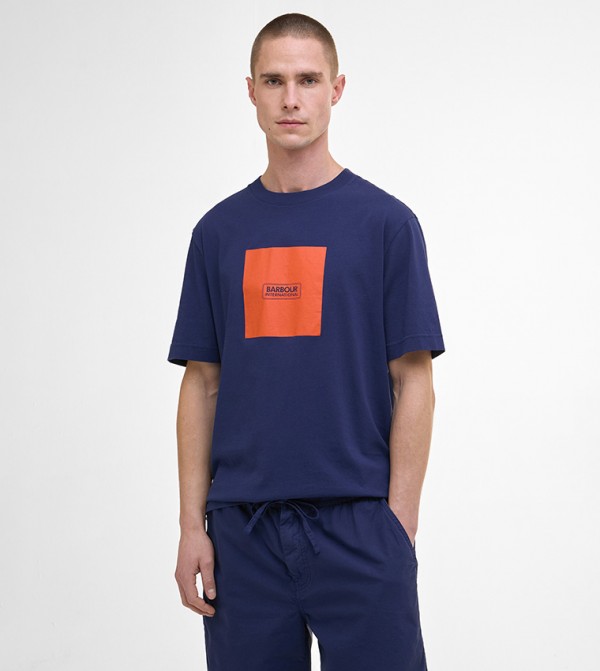 MASS Graphic Logo Printed Crew Neck T-Shirt