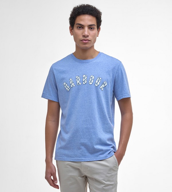 TORPOINT Tartan Logo Printed T-Shirt