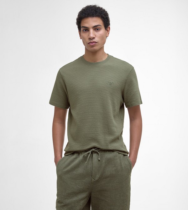 PLATFORD Tailored Waffle Textured T-Shirt