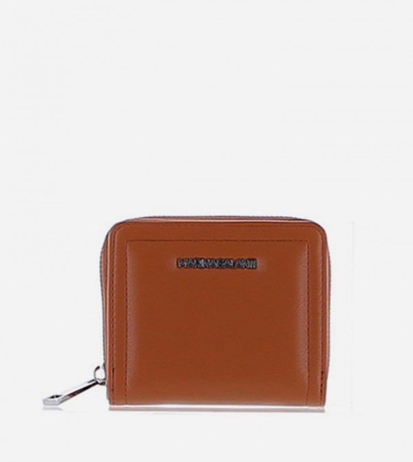 LODOLITE Logo Detail Zip-Around Mini Wallet