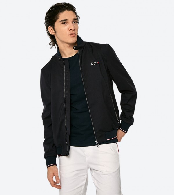 Mercedes benz shop wool bomber jacket