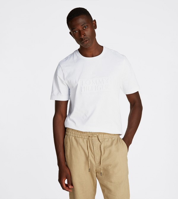 Logo Embroidered Short Sleeves T-Shirt