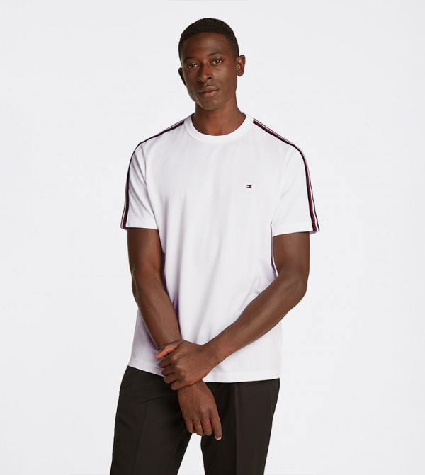 Global Stripe Tape Short Sleeves T-Shirt